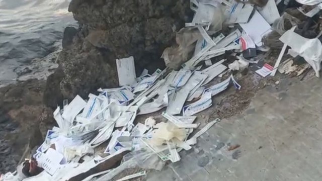 Viral! Limbah Medis Tes Antigen Dibuang di Selat Bali