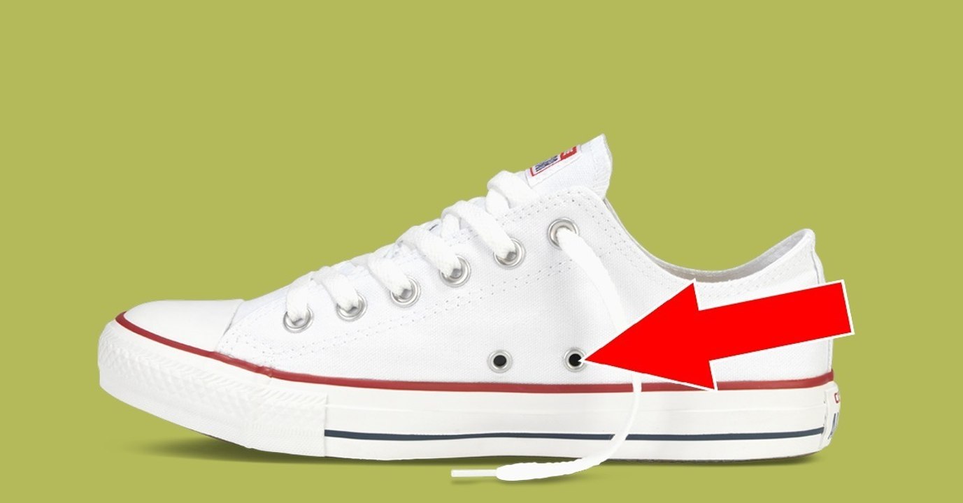 Wozu die seitlichen Löcher der Chucks von Converse wirklich gedacht sind