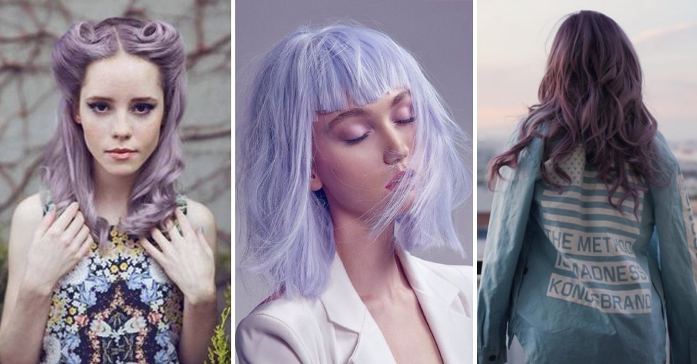 Lila Haare sind der Colorationstrend des Sommers!