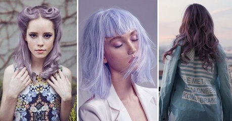 Lila Haare sind der Colorationstrend des Sommers!