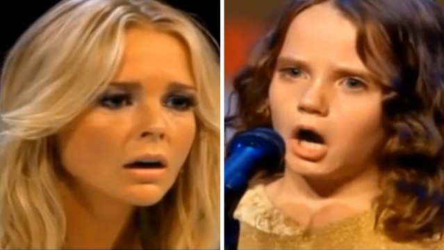 Die Jury ist überwältigt: Kaum zu glauben, dass das die Stimme einer Neunjährigen sein soll!