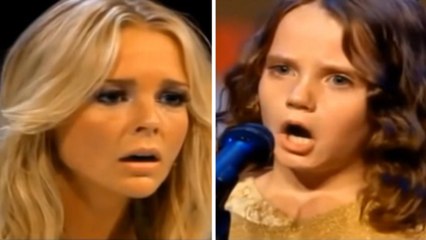 Die Jury ist überwältigt: Kaum zu glauben, dass das die Stimme einer Neunjährigen sein soll!