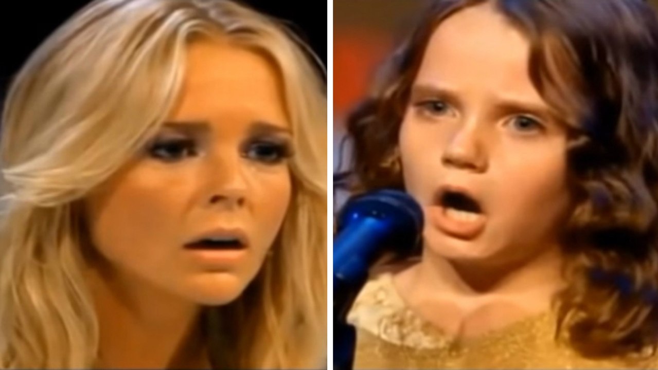 Die Jury ist überwältigt: Kaum zu glauben, dass das die Stimme einer Neunjährigen sein soll!