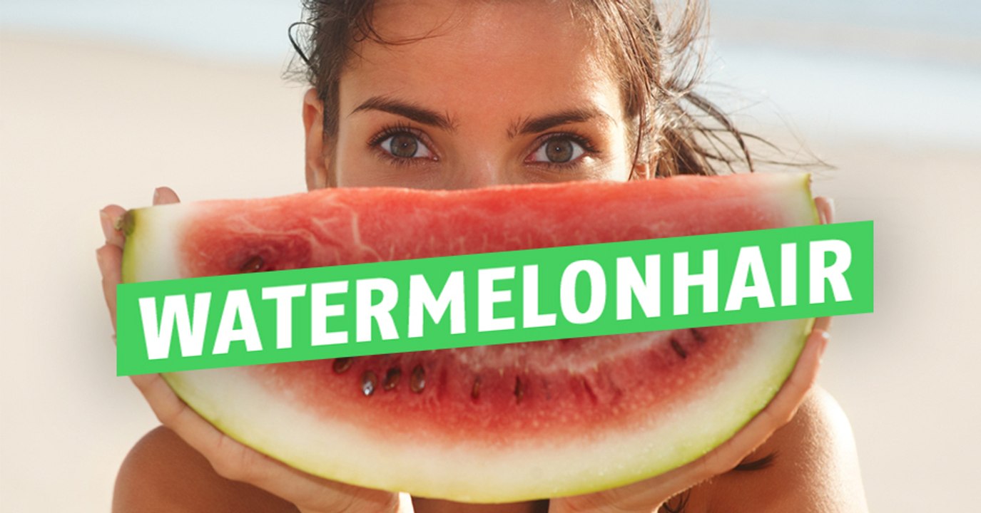 Die aktuelle Trend-Haarfarbe: Watermelonhair