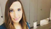 Sarah McBride ist ein Transgender, nimmt ein Bild in einer öffentlichen Toilette auf und wird so zur Heldin einer ganzen Community