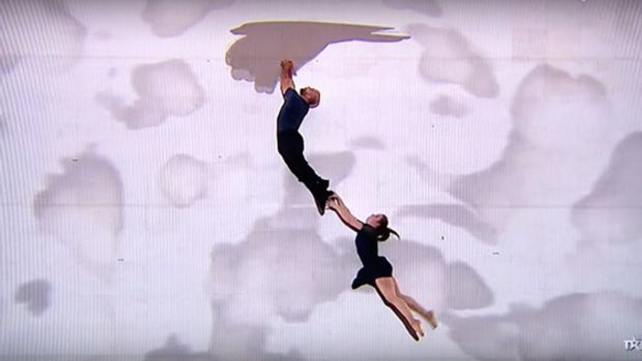 Nino und Violet aus den Niederlanden mit ihrer atemberaubenden Show in der Sendung Britain’s Got Talent