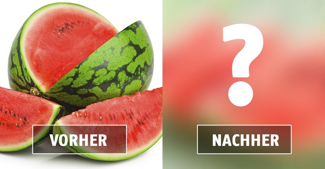Was dieser Mann aus einer einfachen Wassermelone macht, ist unglaublich!
