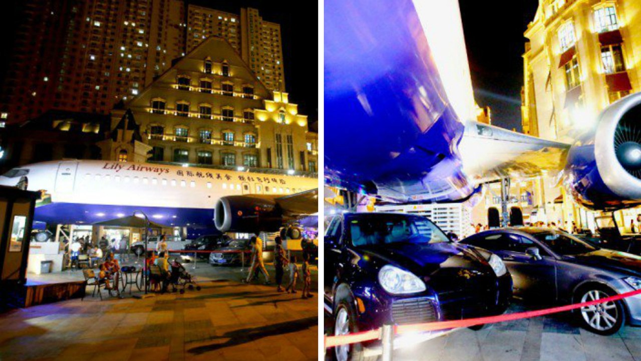 China: In Wuhan wird derzeit eine ausrangierte Boeing 737 zu einem Restaurant ausgebaut