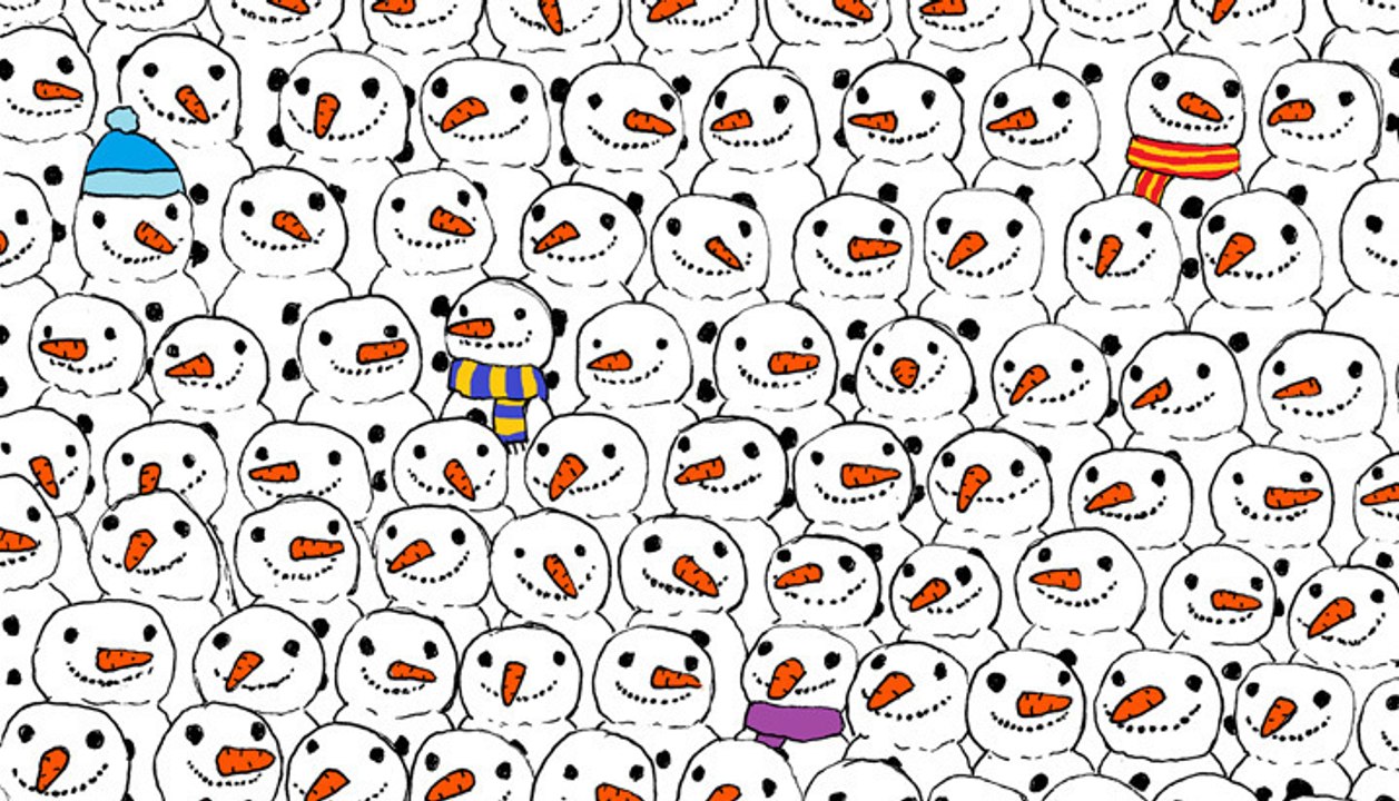 Auf diesem Bild versteckt sich tatsächlich ein Panda, den nur schlaue Menschen finden!