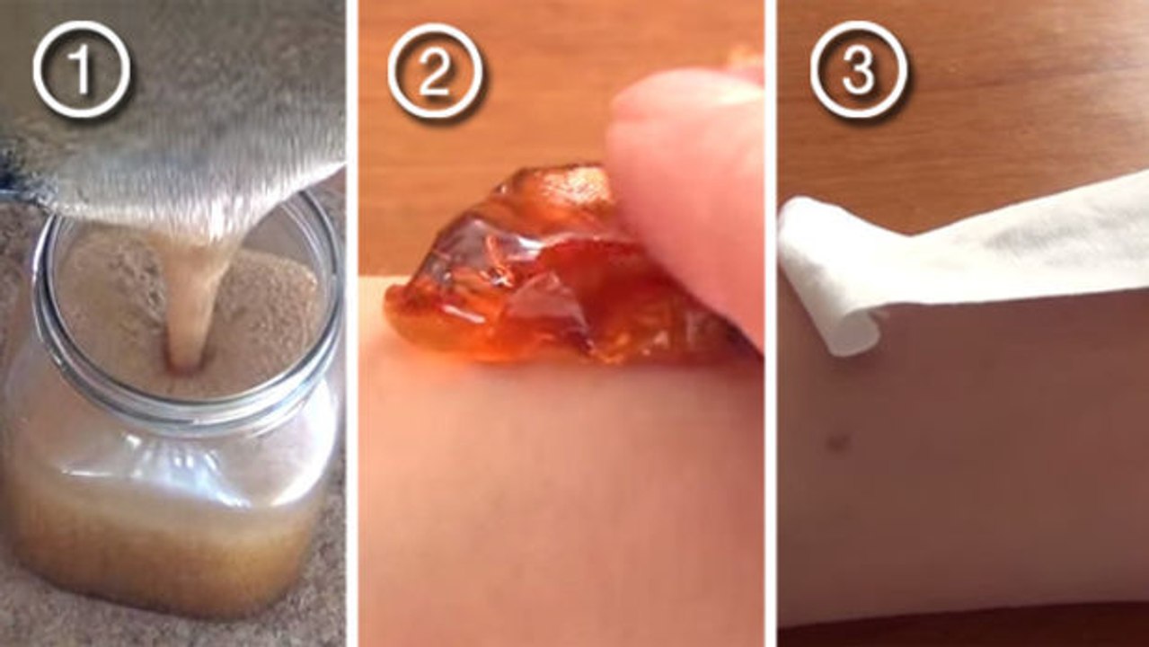 So stellt ihr ganz leicht ein Enthaarungsmittel her