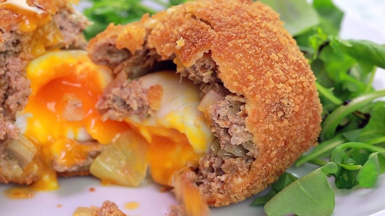 Rezept: Frikadellen mit Ei