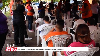 PARAGUAY COMIENZA A VACUNAR A NIÑOS CONTRA COVID-19