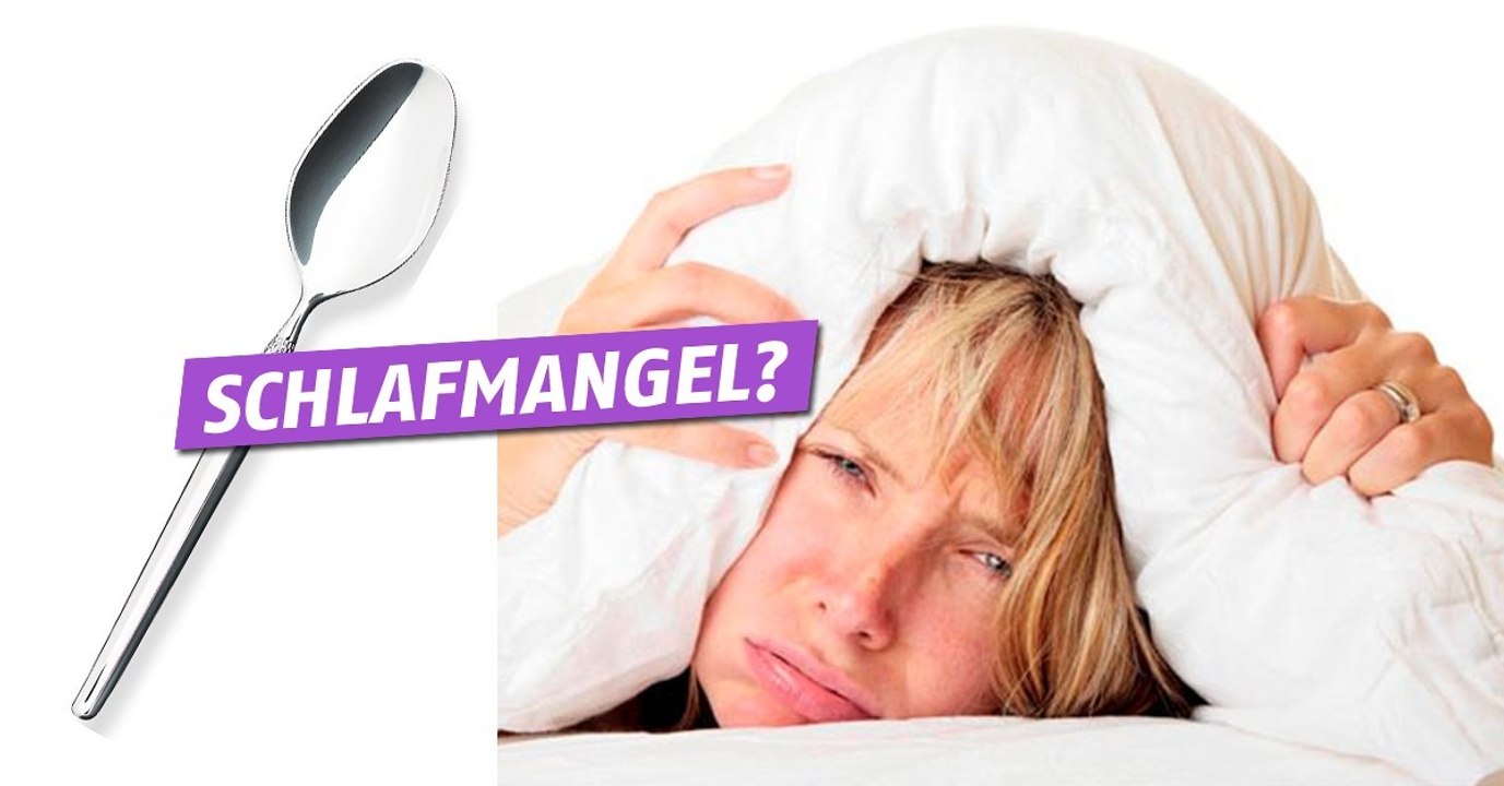 Der Löffeltest verrät Dir, ob es Dir an Schlaf mangelt