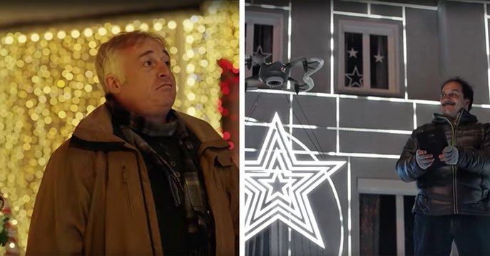 Diese Nachbarn streiten sich um die schönere Weihnachtsbeleuchtung. Was dann passiert, musst du gesehen haben!