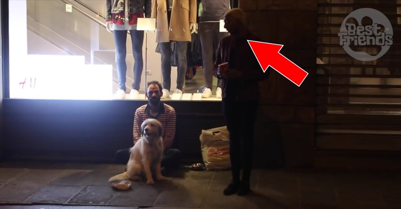 Opernsänger singt für Obdachlosen auf der Straße!