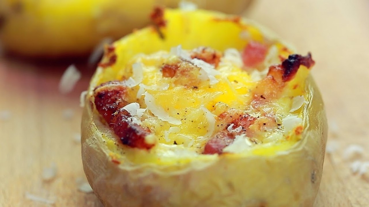 Leckere Sahne-Speck-Kartoffeln!