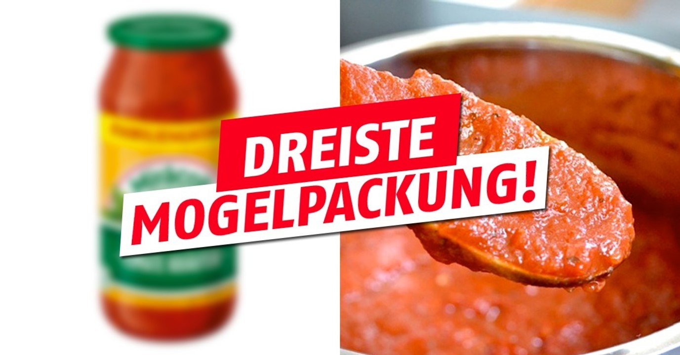 Mogelpackung des Monats: Mirácoli Pasta Sauce