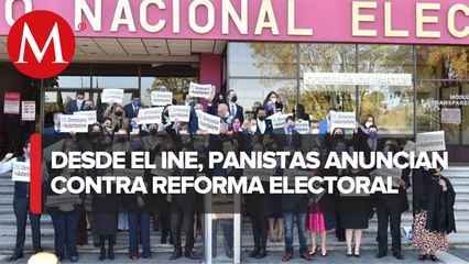 Desde el INE, diputados del PAN anuncian reforma electoral para blindar la democracia