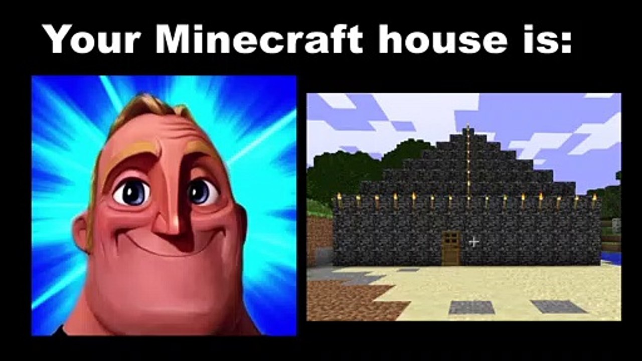 Mr Incredible Becoming Uncanny (Your Minecraft House)