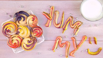 Rezept: Märchenhafte Regenbogen-Baisers für große und kleine Naschkatzen