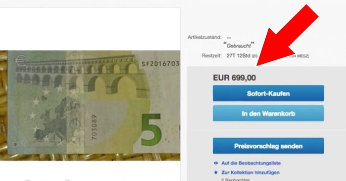 Geldsammler zahlen für Fehldrucke ein Vielfaches