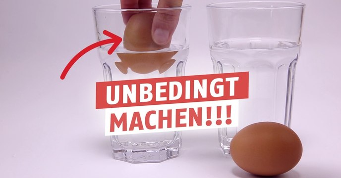 Wie weiß ich, ob ein Ei noch frisch ist?