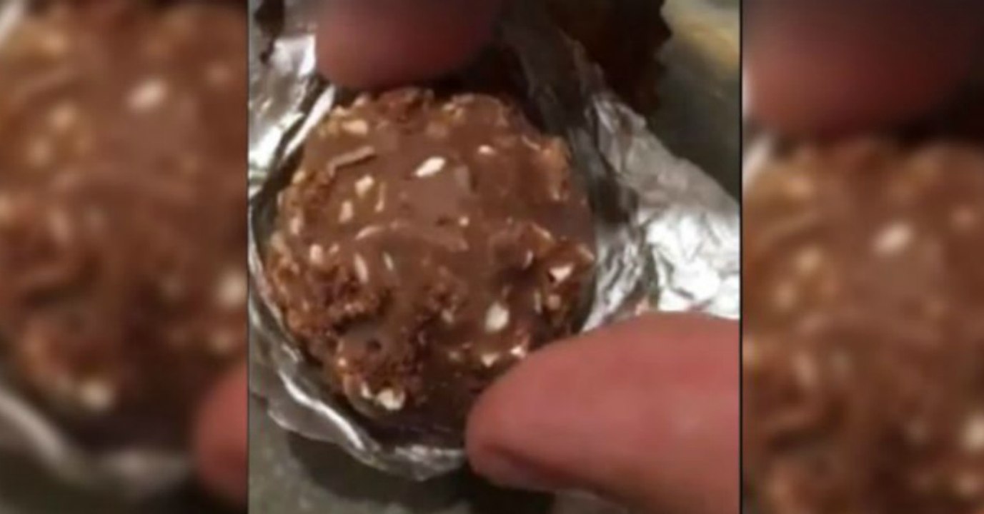 Ekel-Fund in Ferrero Rocher: Bitte kein Küsschen!