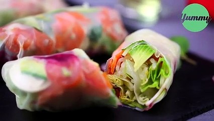 Rezept: Leckere bunte Frühlingsrollen auf vietnamesische Art!