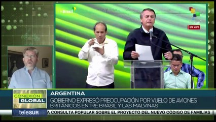 Download Video: Argentina anuncia preocupación por aviones de Reino Unido en Malvinas