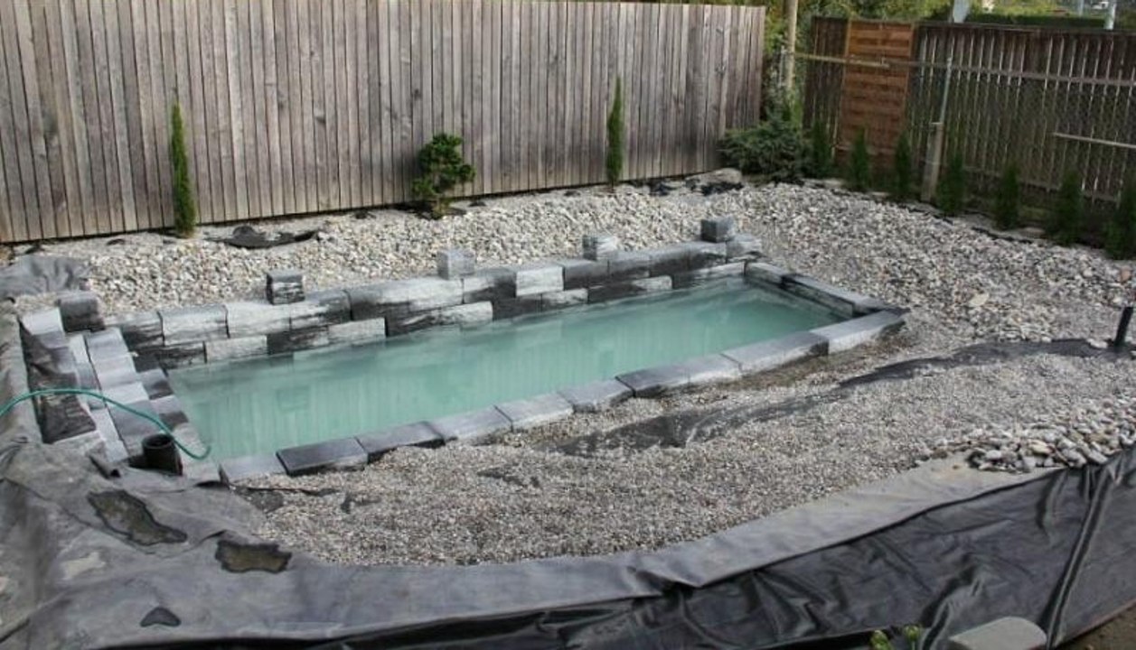Kostengünstiger DIY-Pool für den eigenen Garten