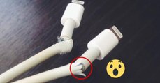 Ein perfekter Trick um ein ausgefranztes Ladekabel zu reparieren!