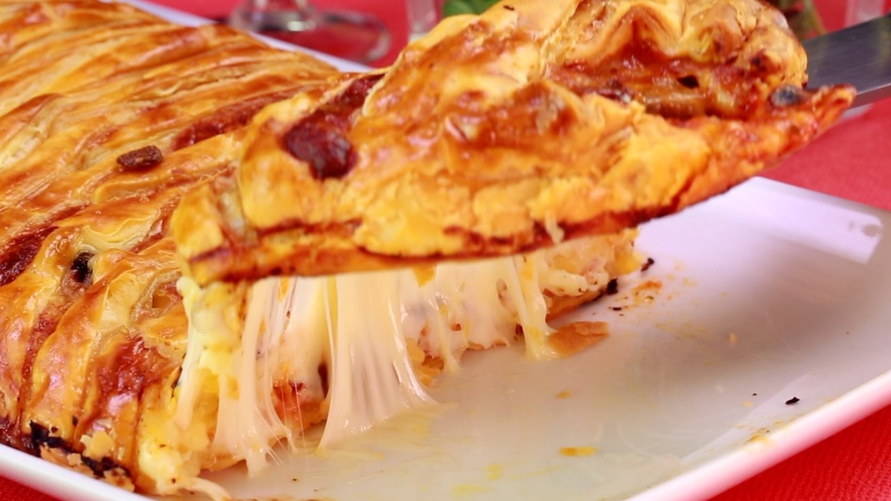 Rezept: der pizza-calzone-zopf ist nicht nur knusprig-leicht, sondern auch noch sehr lecker!