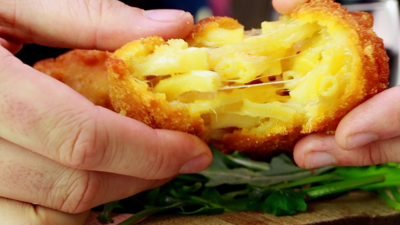 Rezept: Panierte Mac'n'Cheese - Bällchen