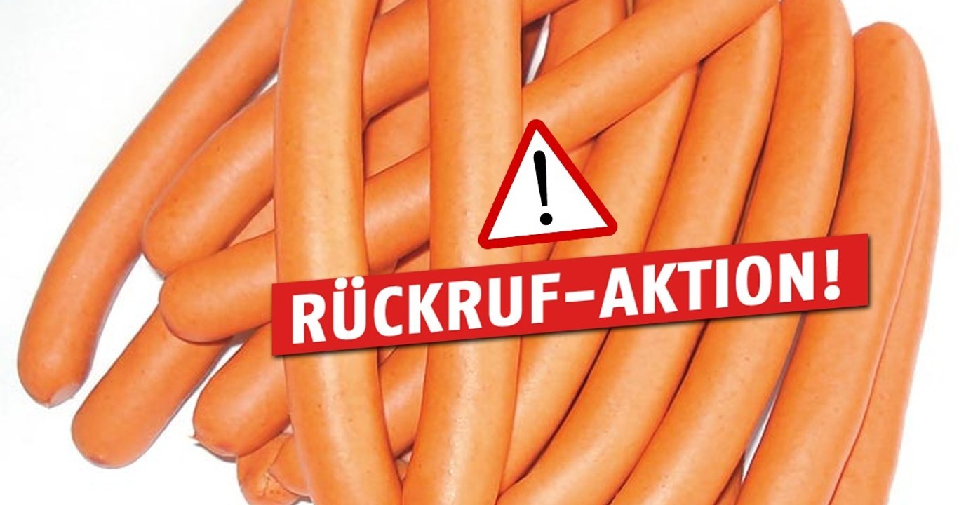 Metallsplitter! Ein deutscher Supermarkt ruft Wiener Würstchen zurück!