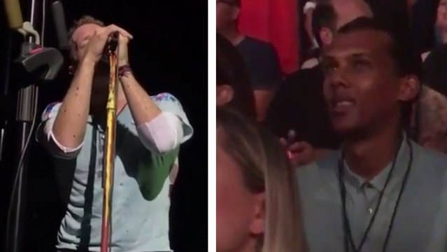 Coldplay: Chris Martin interpretiert „Formidable“ vor dem anwesenden Stromae!