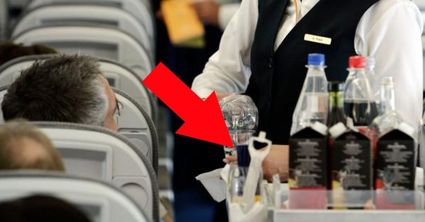 Getränke mit Kohlensäure sind im Flugzeug nur schwer auszuschenken!