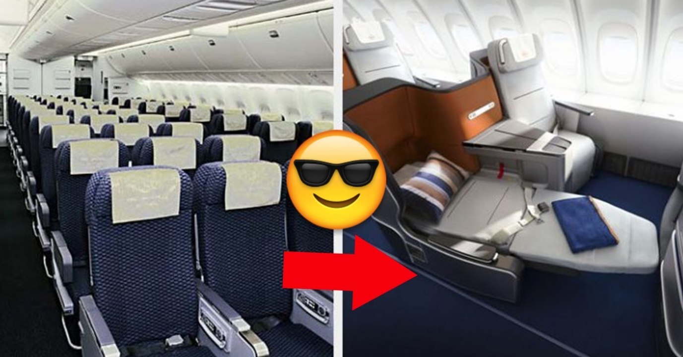 Mit diesen einfachen Tricks, könnt ihr ein kostenloses Upgrade im Flieger bekommen!