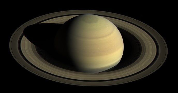 So sieht der Planet Erde aus, wenn man ihn vom Saturn aus betrachtet