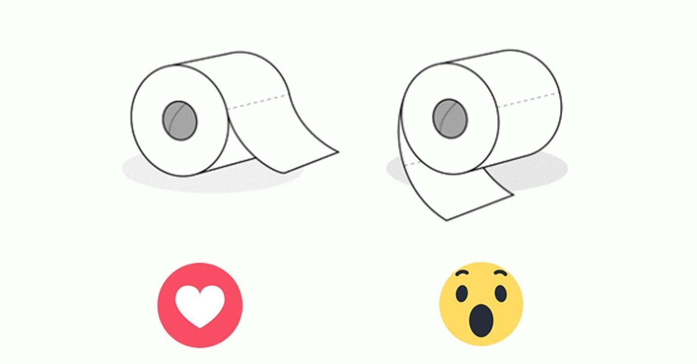 Wir wissen jetzt definitiv, wie man Klopapier richtig herum aufhängt!