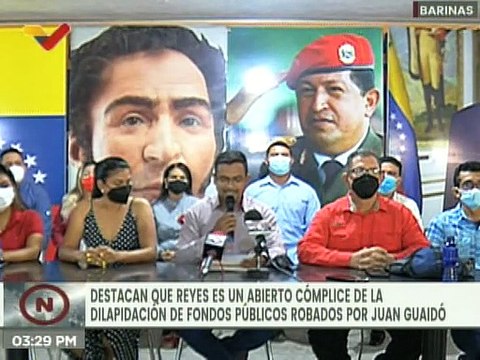 PSUV Barinas denuncia complicidad de Julio César Reyes en robo de activos de la nación
