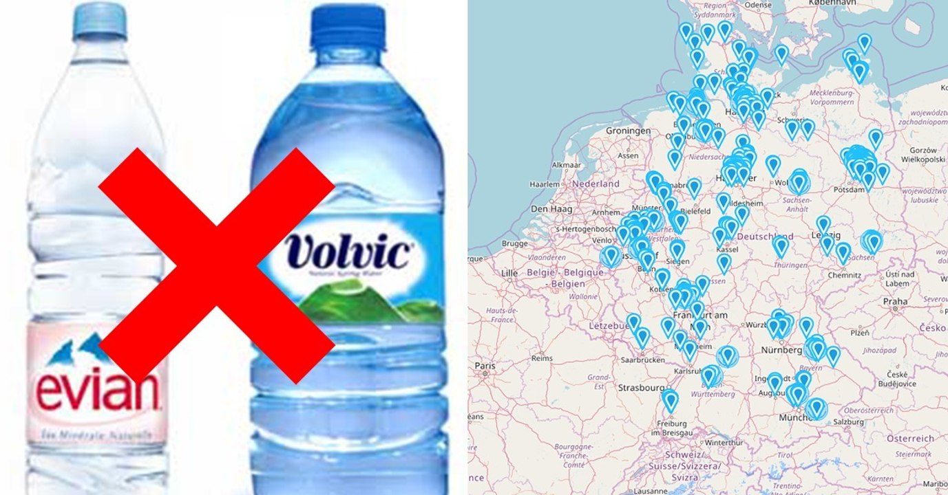 Refill Deutschland: Nie wieder unterwegs Plastikflaschen mit Wasser kaufen