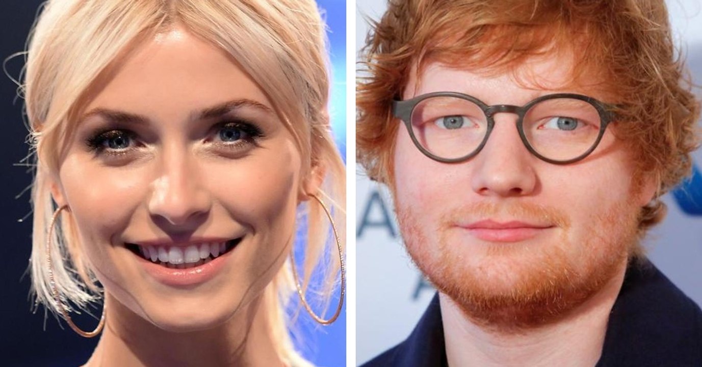 Vertrautes foto von topmodel lena gercke und sänger ed sheeran aufgetaucht