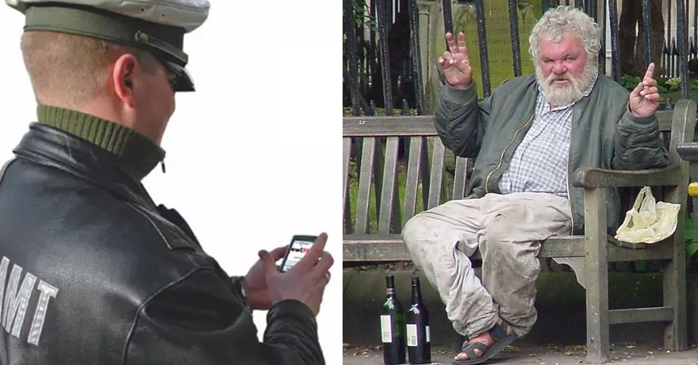 Deshalb verteilt die Polizei jetzt Knöllchen für Obdachlose!
