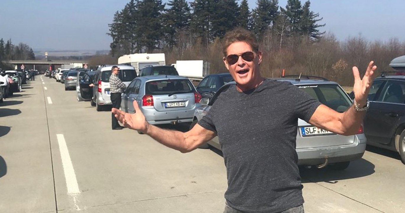 Deshalb steht David Hasselhoff in Thüringen im Stau