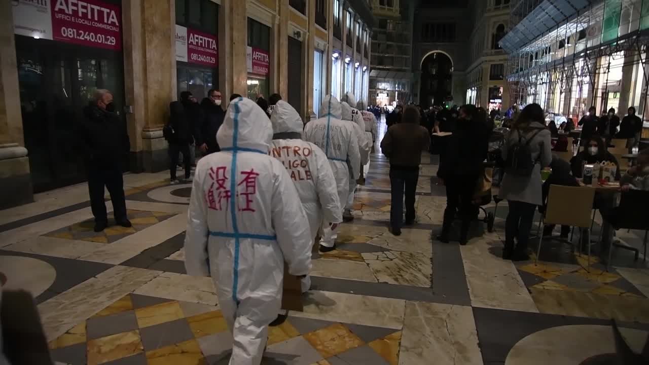 Green pass, flash mob a Napoli per dire no all'obbligo