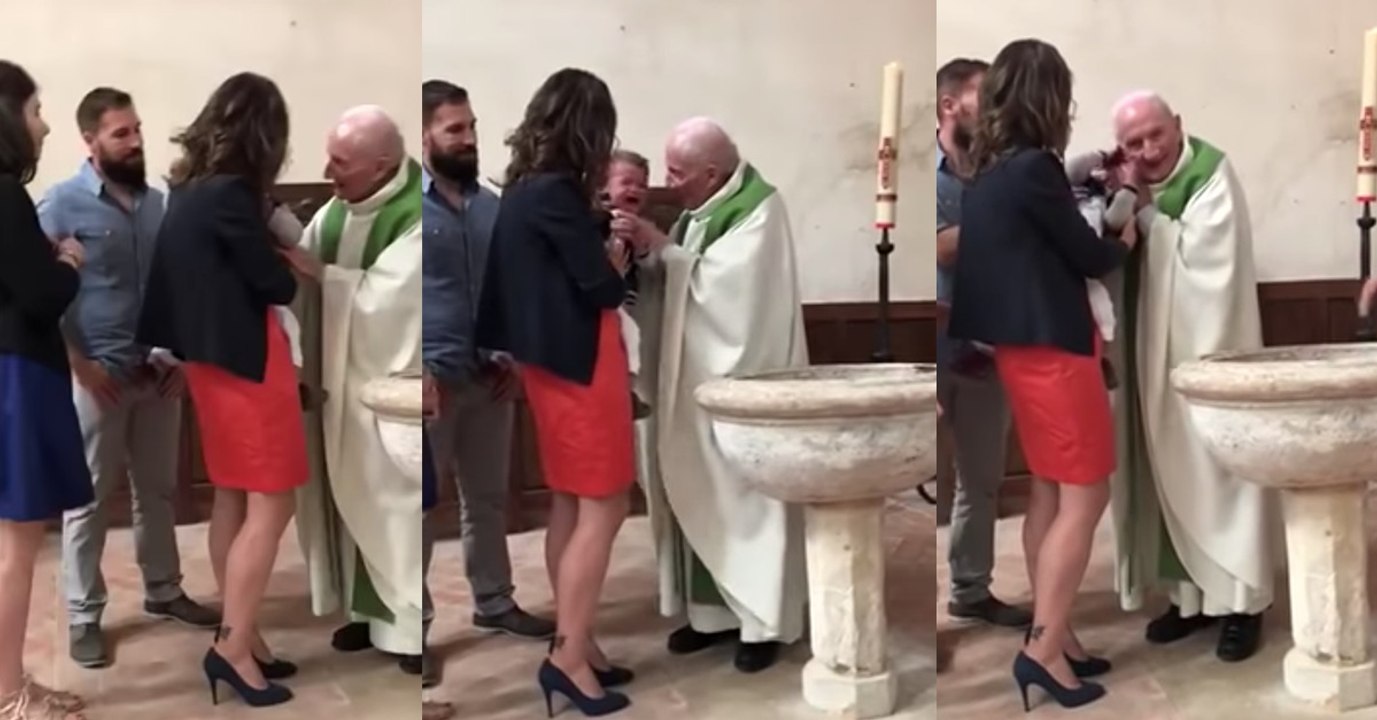 Weil es laut schreit: Priester sorgt bei Taufe von Baby für Entsetzen