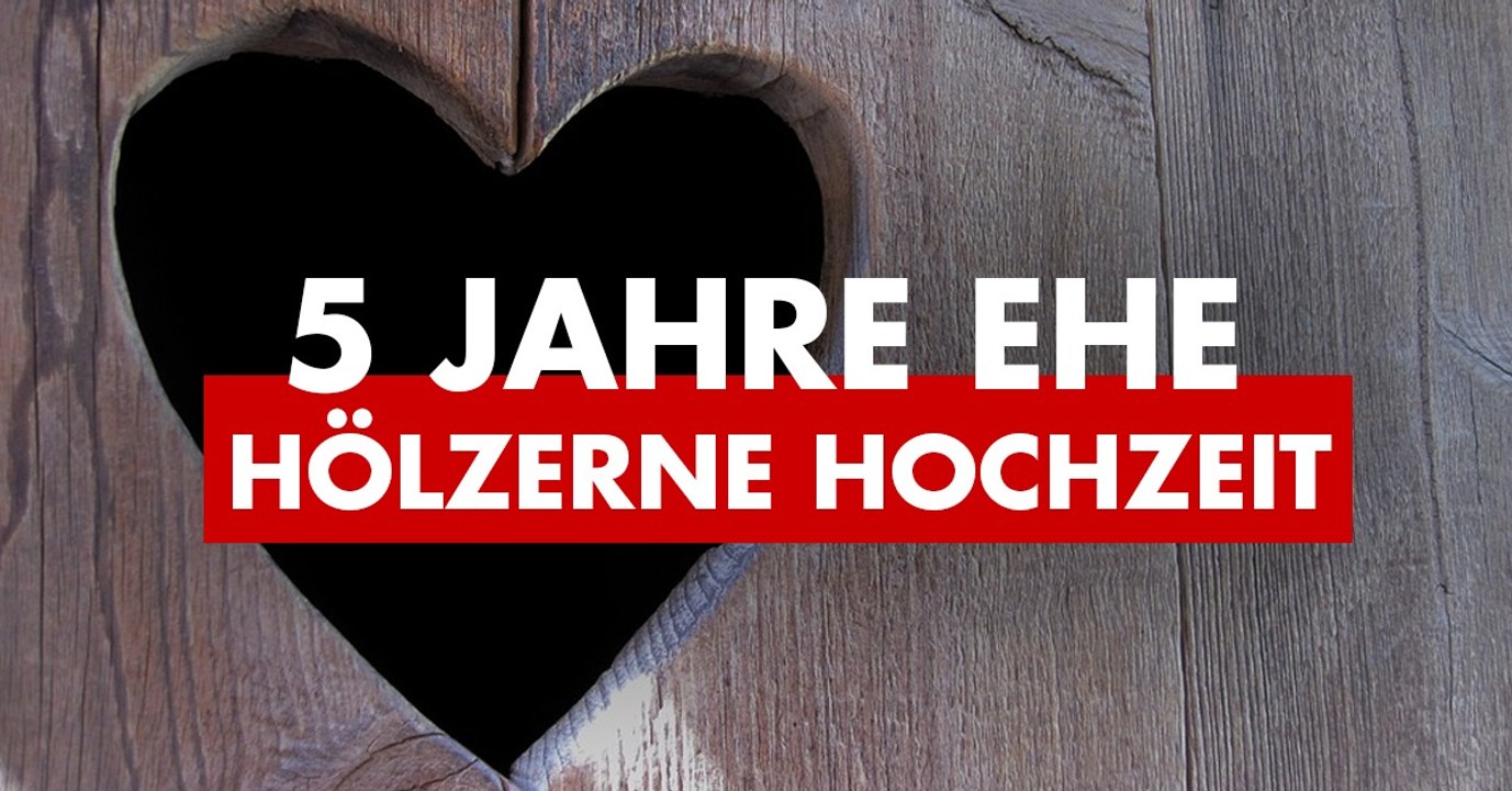 5. Hochzeitstag / Hölzerne Hochzeit: Geschenkidee, Feier, Bedeutung