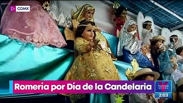 Instalan romería para vestir al Niño Dios este Día de la Candelaria