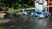 Aus Altkleider-Container fließt Blut: Polizei und Feuerwehr rücken 10 Minuten später an