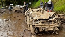 VIDEO: Landslide sweeps away cars and homes in Ecuador